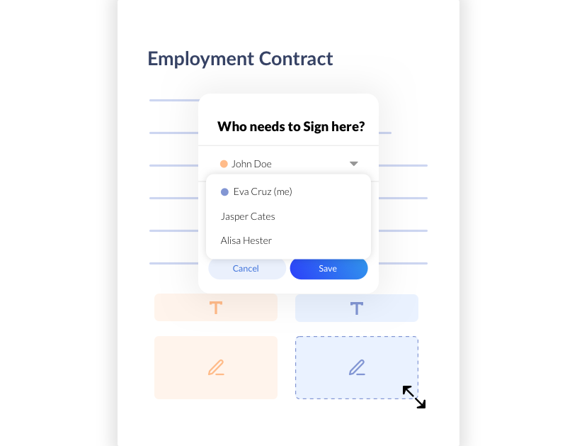 SignRequest upload doc